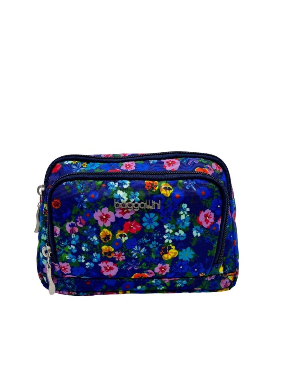 Baggallini Blue Triple Zip Bag
